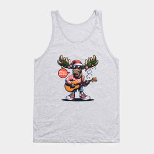 Merry Christmoose Moose Christmas 2024 Tank Top